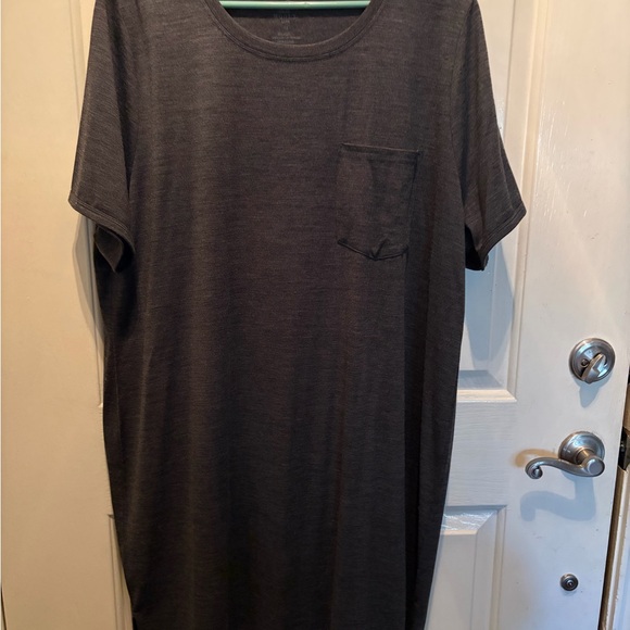 Woolx “Lexie” 1X. Gray Dress - Picture 3 of 4